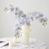 Große 9-Kopf Phalaenopsis Orchidee Künstliche Blume für Hotel- oder Wohnzimmerdekoration