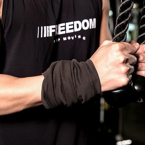 

Охлаждающее полотенце Ice Silk — быстросохнущее, впитывающее пот спортивное полотенце для использования в спортзале и на запястьях Cooling Quick-Dry Wrist Towel