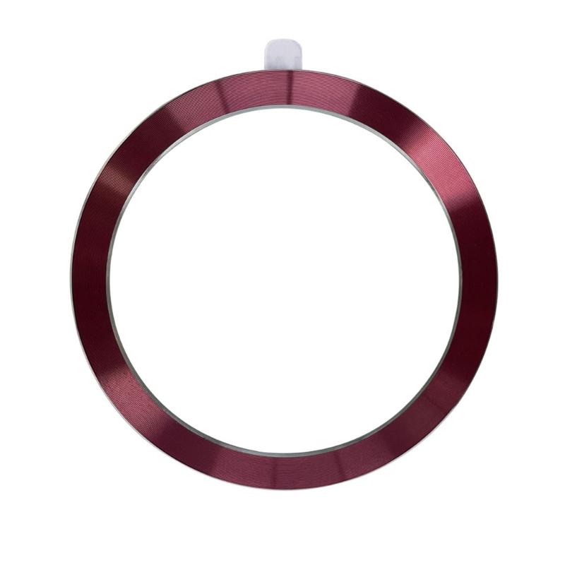 

Универсальные металлические кольца для телефона с узором, магнитная пластина для телефона, кольца-держатели для телефона для магнитного автомобильного крепления, беспроводная зарядка красный