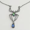 Classic Halloween Zircon Spider Necklace - Retro European & American Design