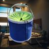 Collapsible Camping Bucket Lightweight Oxford Cloth Water Container Portable Folding Bucket for Fishing and Outdoor Use