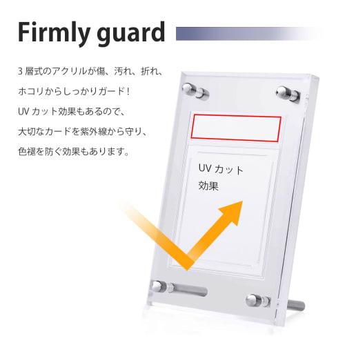 PSA Certified Clear Card Display Case with UV Protection and Durability - Ideal for Sun Protection and Long-term Storage! Designed for Trading Card Co
