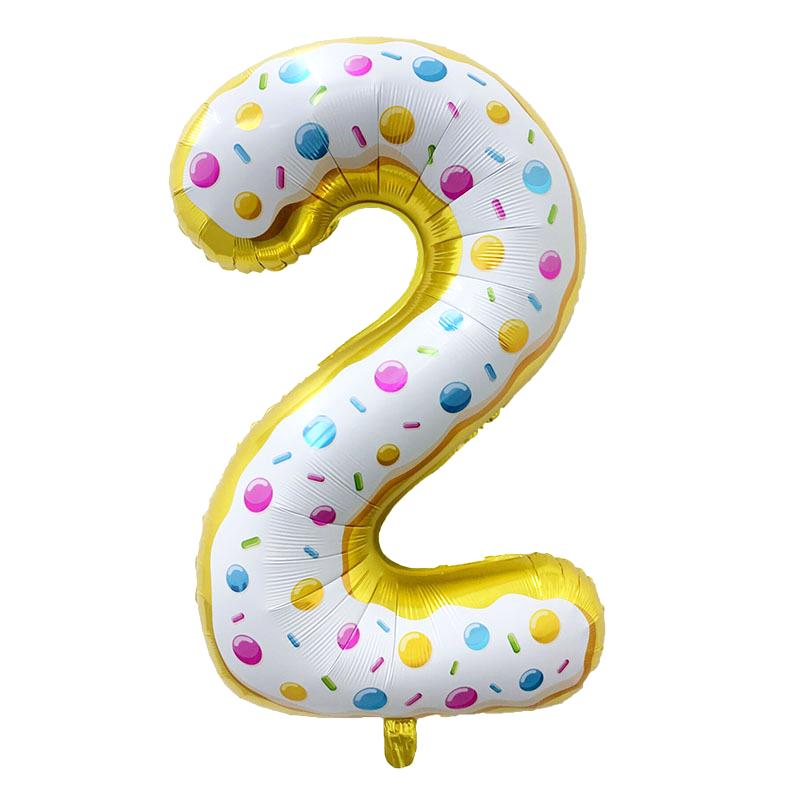 

40-дюймовый конфетный цифровой фольгированный шар 0-9 цифровой украшение для детской вечеринки по случаю дня рождения игрушка для купания для малышей подарок на выпускной