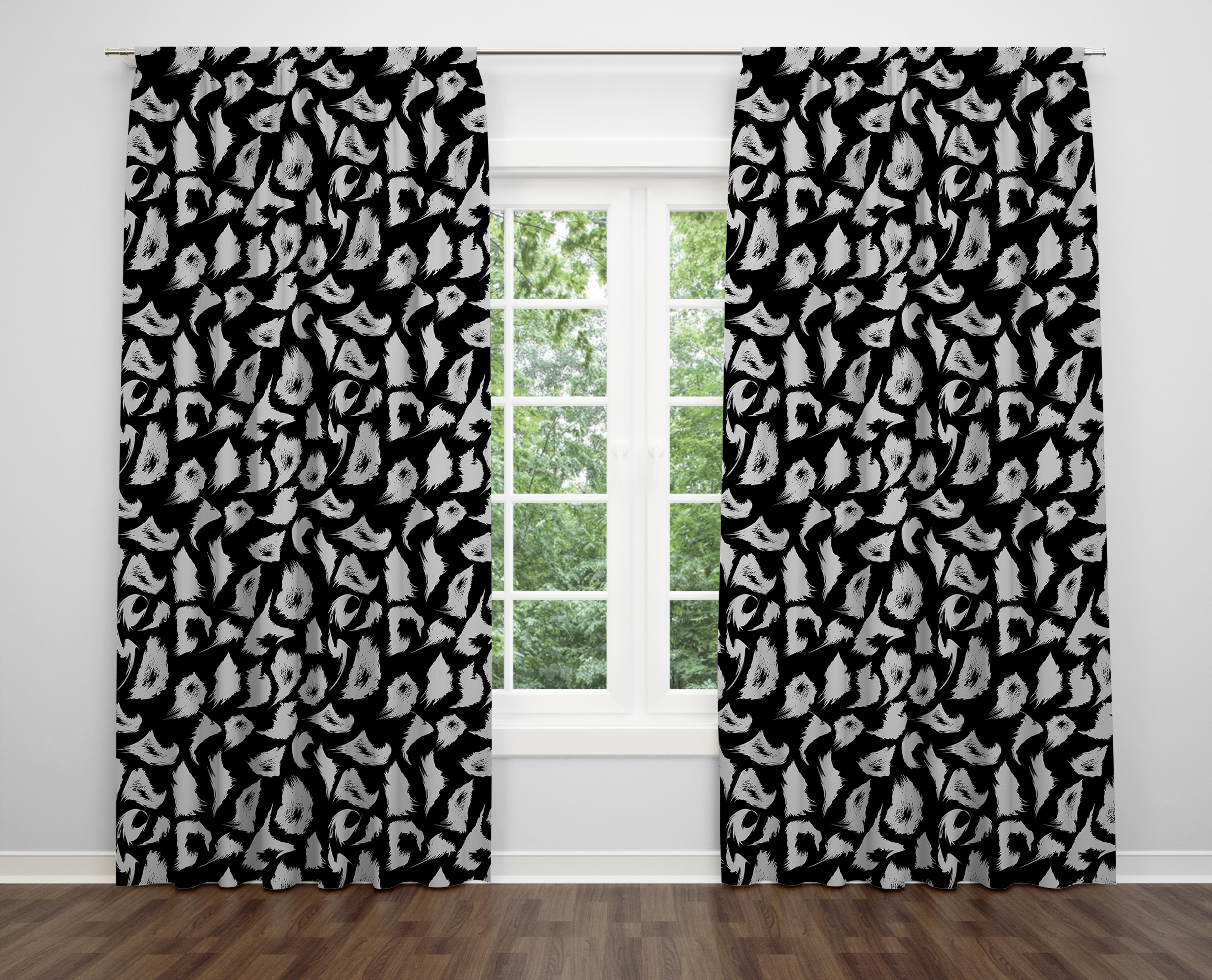 

Декоративний дизайн, високоякісна бавовняна тканина, ви можете вибрати одну або подвійну фіранку з крила 1 piece різнокольоровий