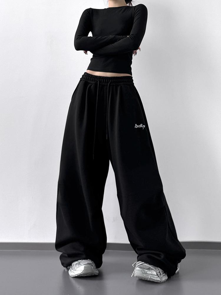2025 Autumn Women's Hip Hop High Street Cargo Sweatpants