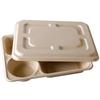 Qiuci 6-Compartment 1400ML Disposable Lunch Boxes