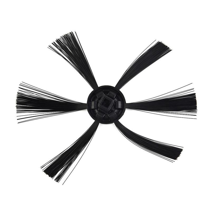 4 шт. Комплект боковых щеток Для MULTILASER HO041 Для робота-пылесоса WAP W100 Запасные боковые щетки Аксессуары Детали щеток робота чёрный