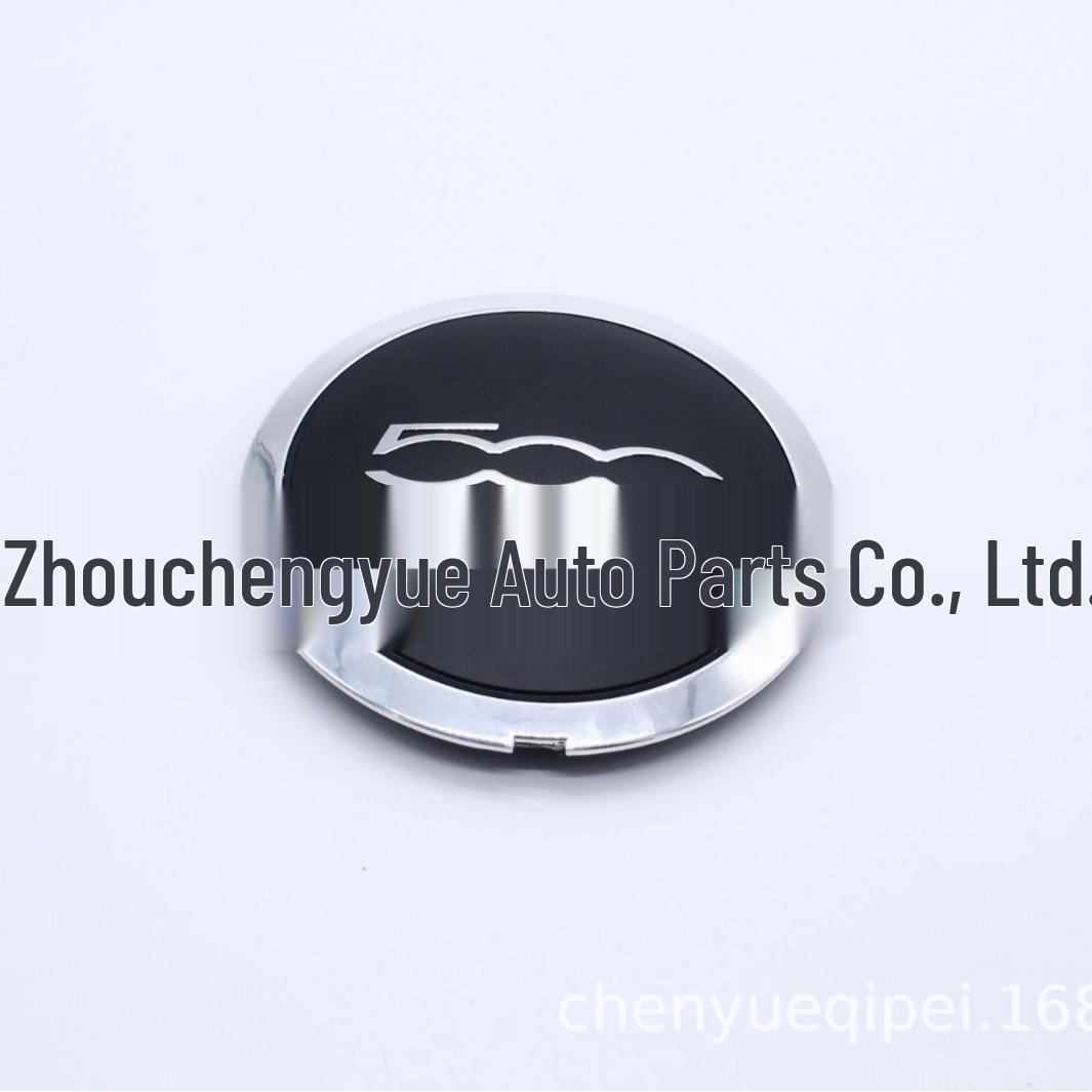 

Fiat 500 Wheel Hub Center Cap, Silver Frame with Silver Letters, 133mm Diameter (Part 51939747)