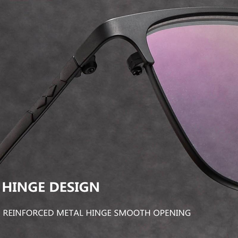 Blue Light Blocking Reading Glasses Men Photochromic Presbyopia Eyeglasses Prescription Glasses For Hyperopia With Diopter +1.25