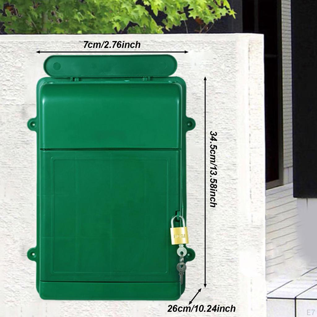 Lightweight And Portable Wall-mounted , Ideal for Newspapers, Envelopes Outdoor Use.