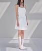 Leondeondada Cargo Pocket String Mini Dress, White