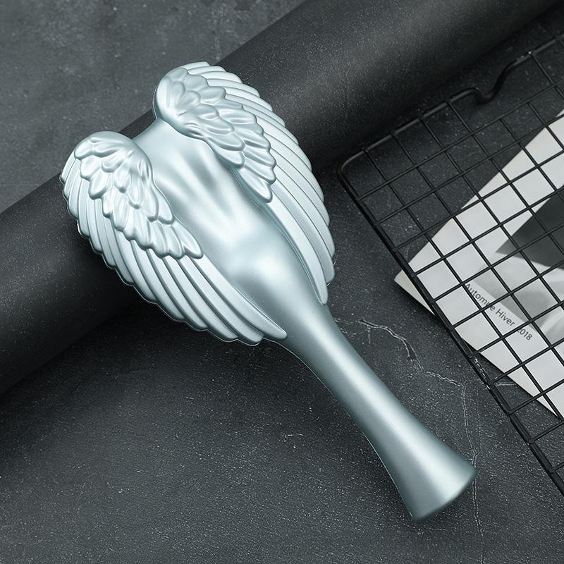 

1 шт., мини-щетка для распутывания волос, ручка, волшебная антистатическая расческа-ангел, расческа, массажная расческа, салон, парикмахерский инструмент для укладки