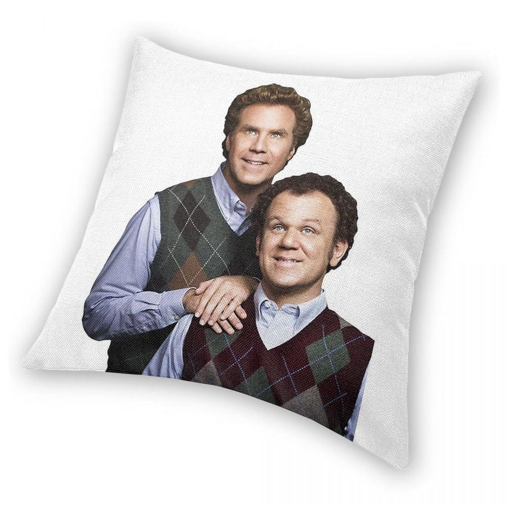 Step Brothers Tv Pillowcase Polyester Linen Velvet Printed Zip Decor Car Cushion Cover 45X45
