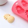 4pcs Silicone Mold DIY Non Stick Baking Molds Strawberry Watermelon Shaped Chocolate Desserts Bakeware Fruits Style Pudding Mold