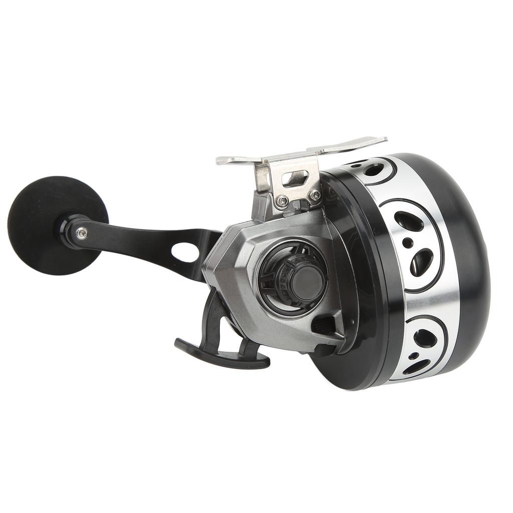 BL50 Metal Large Fishing Reel 3.6:1 Speed Gear Ratio Spinning Reel for Saltwater Freshwater Black