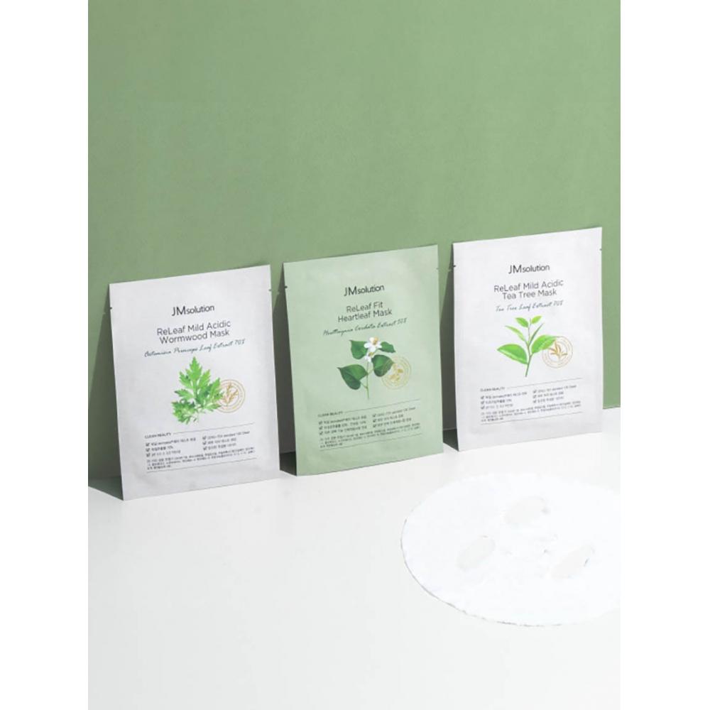 Jm Solution Relief Fit Houttuynia Cordata Mask Pack