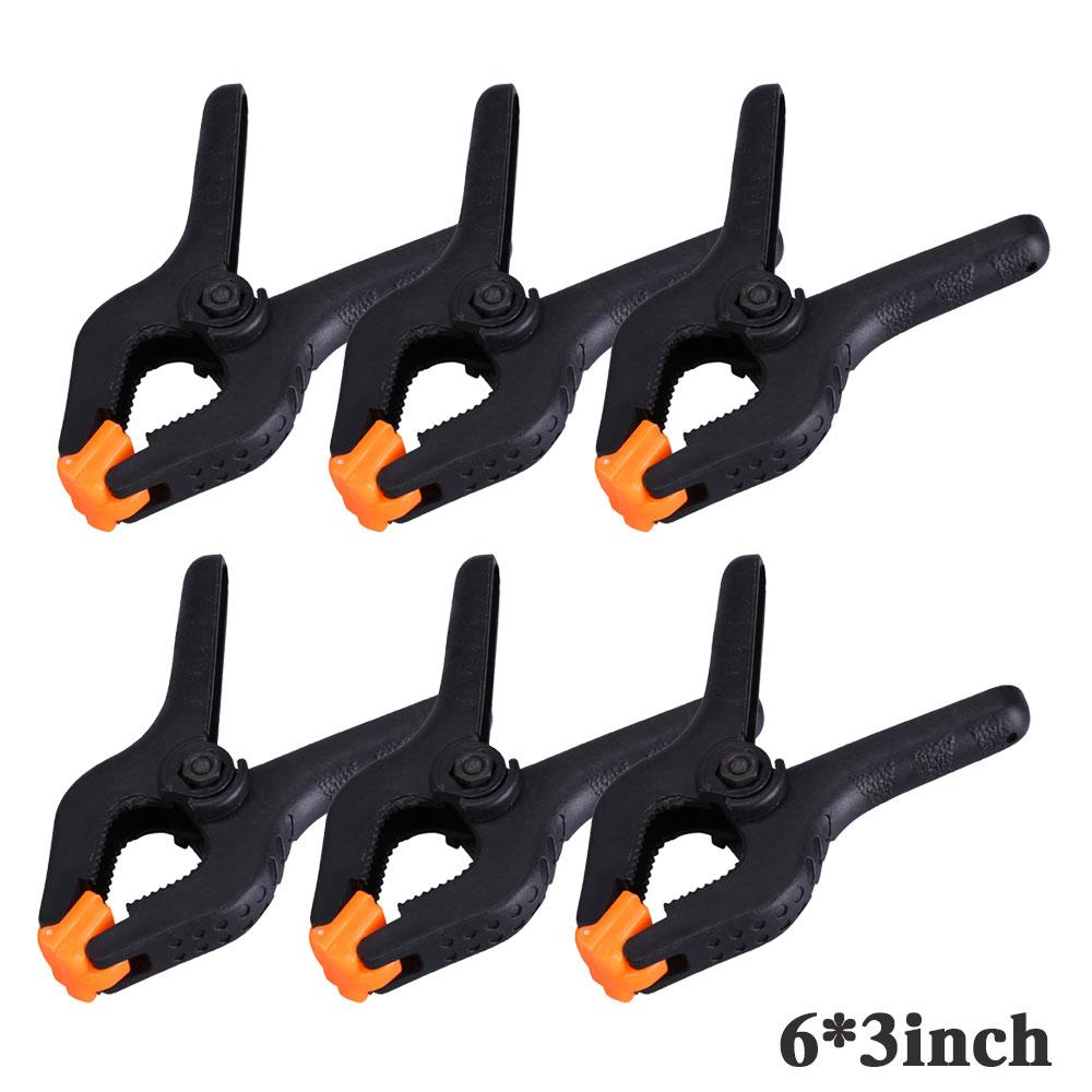 2Inch/3Inch/4Inch/6Inch/9Inch Woodworking Spring Clamp A-shape Plastic Wood Clips Hardware Woodworking DIY Tools