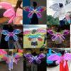 Alas de Mariposa Inflables Brillantes Decoración de Espalda para Fiestas Infantiles y Mercados Nocturnos