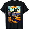 Dansande Kokopelli Sydvästra USA Symbol T-shirt