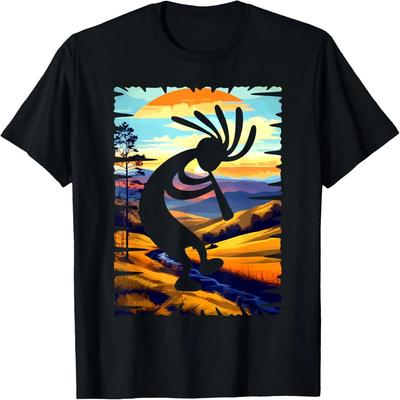 Dancing Kokopelli Southwestern USA Symbol T-Shirt