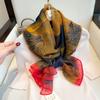 Summer Scarf Women Outdoor Sunscreen Shawl Soft Bandanna Foulard Female Floral Silk Shawl Lady High Quality Head Hijab Wrap