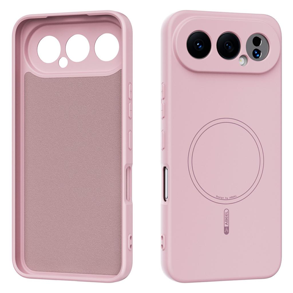 ABEEL Magnetic Case For Honor 500 5G / 500 Pro 5G Skin Touch Liquid Silicone Phone Back Cover