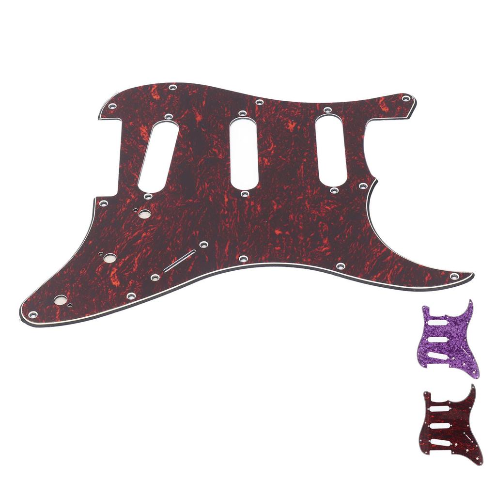 Electric Guitar Pickguard 11 Hole Plastic Front Pick Guard Replacement for Guitars