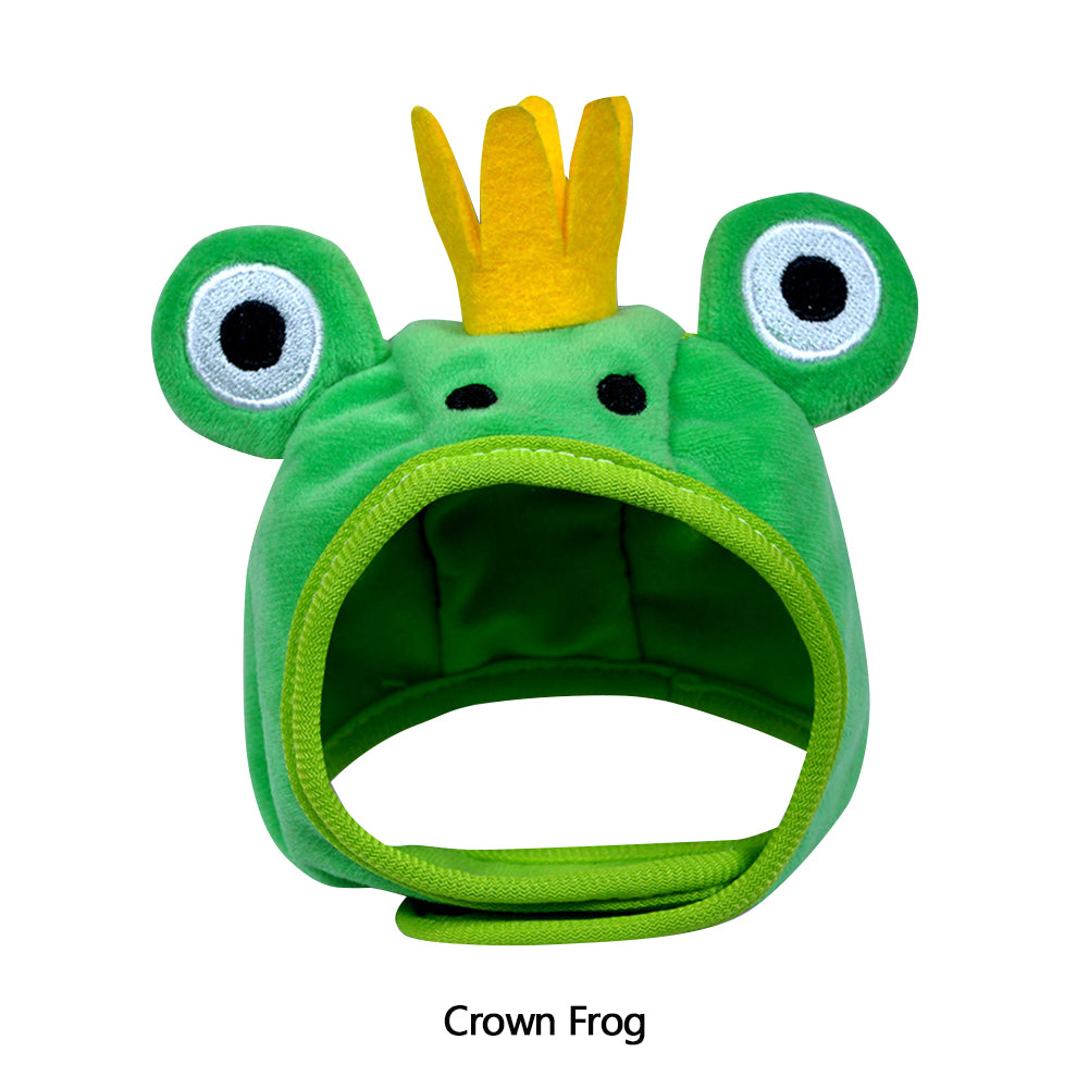 Cute Crab Frog Pet Hat, Puppy Dress Up Costume, Christmas Cosplay, Warm Headwear, Dogs Hats, Lovely Style