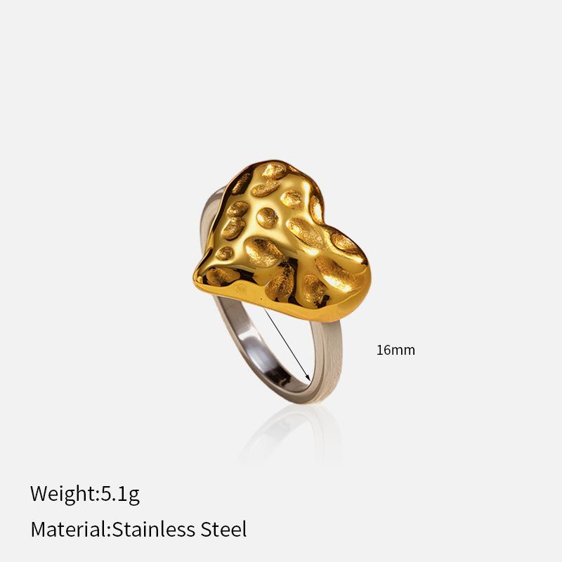 Chenhe Jewelry European and American Accessories Wear Stainless Steel Color Matching Rings Women's Premium Sense Does Not Fade Titanium Steel Rings