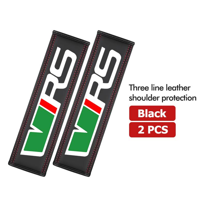 AAAJF1 1/2PCS Car Seat Belt Safety Belt Shoulder Cover Auto Accessories For Skoda Octavia Superb RAPID FABIA KAMIQ KAROQ KODIAQ YETI