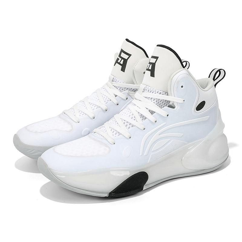 

Студенческие баскетбольные кроссовки мужские дышащие высокие амортизирующие противоскользящие профессиональные боевые спортивные кроссовки 45