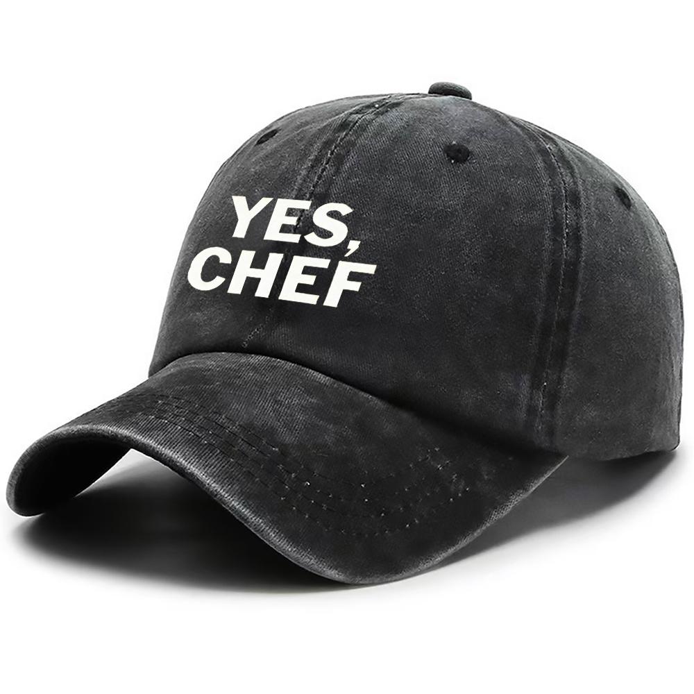 Pc Yes Chef for Men WomenS Beach Breathable Outdoor Baseball Adjustable Dad Available In Various Colors Ideal for Outdo