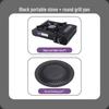 Portable Outdoor Windproof Butane Gas Camping Stove with Hot Pot Feature