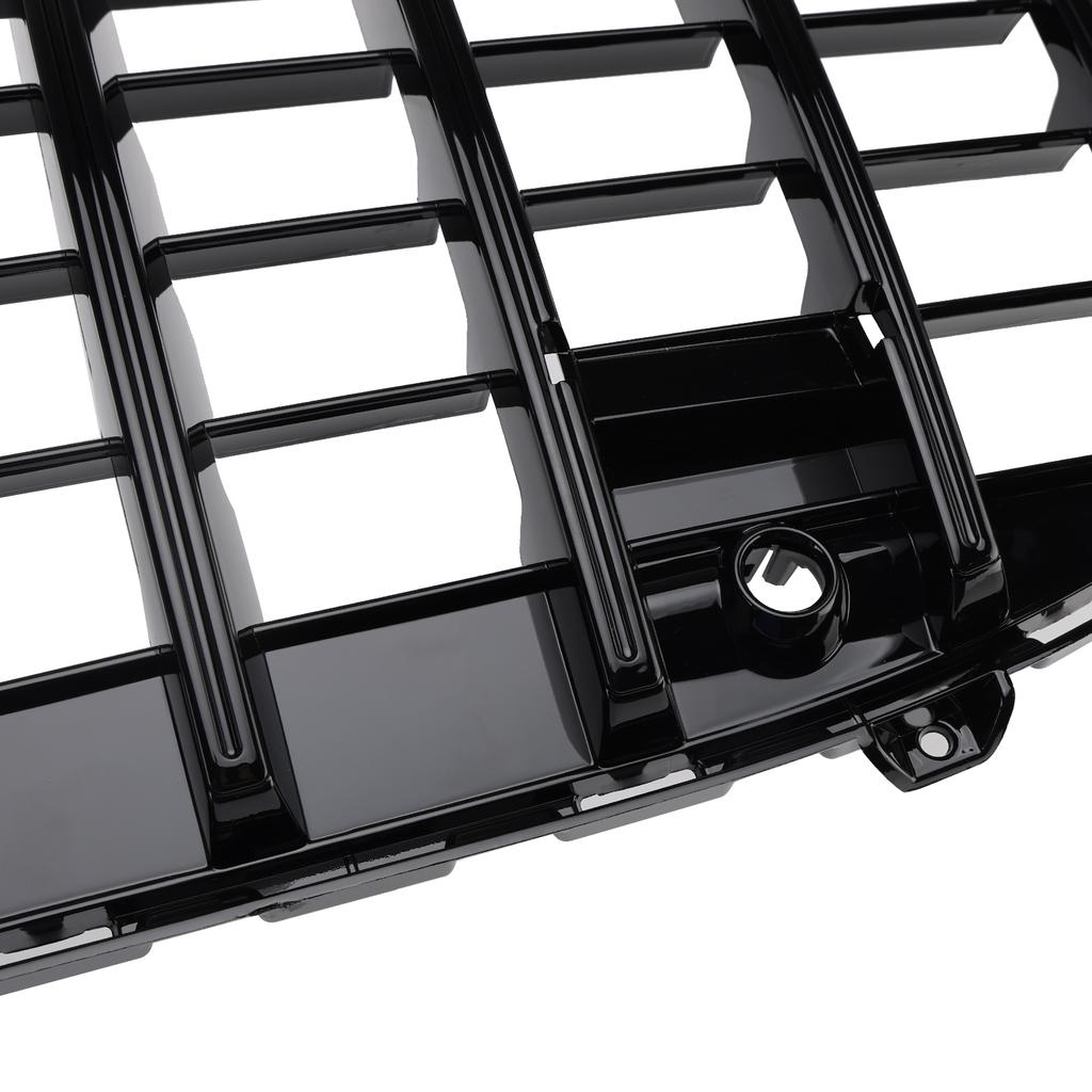 Black Front Bumper Grille Grill Fit Mercedes CLA-Class W118 C118 2024-2025