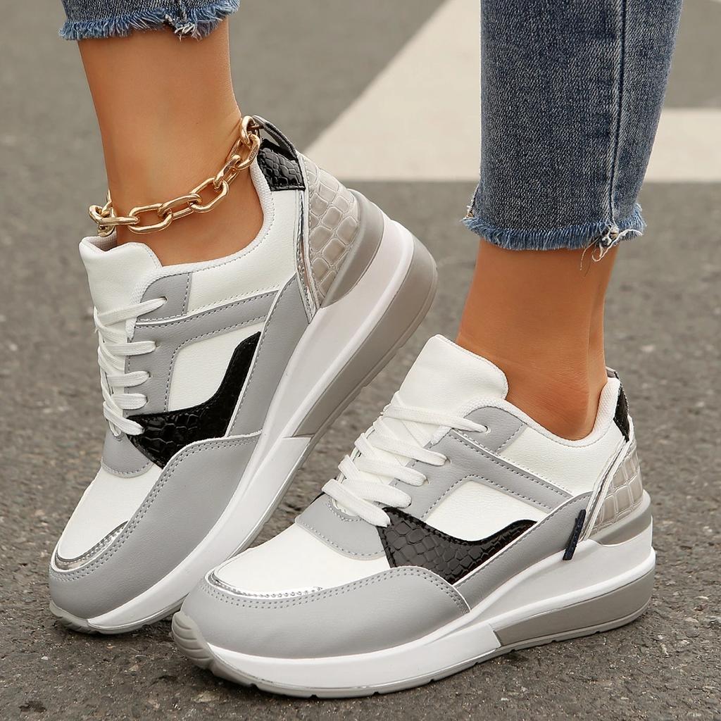Women Sneakers New Platform Patchwork Casual Sport Designer Shoes Outdoor Comfortable Plus Size Sneakers Women Zapatos De Mujer