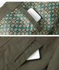 2024 Autumn Men's Solid Color Pure Cotton Lapel Jacket for Middle-aged and Senior Men