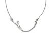 Brass Necklaces Men's Vintage Silver 630203FP-02P017