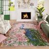 Living Room Peacock Carpet Non Slip Floor Mat Living Room Bedroom Floor Mat Sofa Tea Table Mat