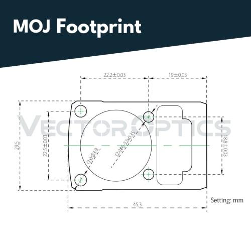 Vector Optics SRD 1x20x25 RDSL33 VictOptics [2025 Model] with Automatic Brightness Adjustment