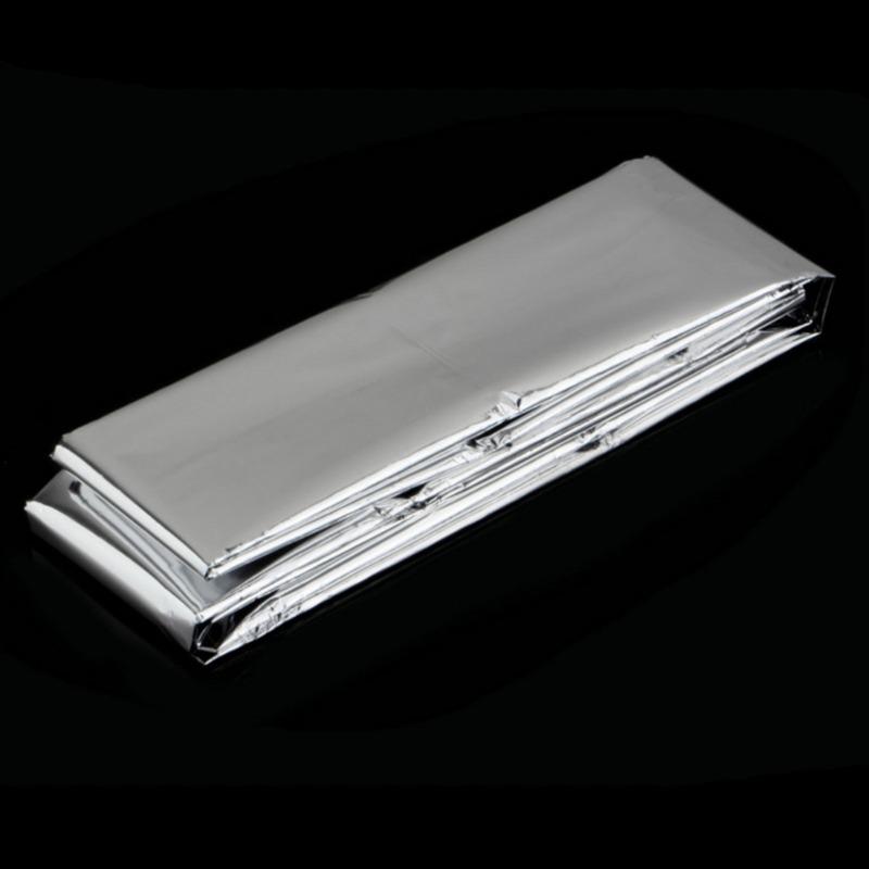 1Pc/2PCS/3PCS/4PCS Reusable Outdoor Emergency Blanket Reusable Insulation Blanket Sun Protection Life-saving Blanket Camping Hunting Essentials