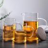 High Borosilicate Glass Graduated Measuring Cup with Handle for Baking, Milk, Juice, and Water