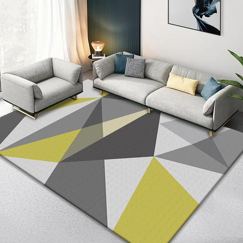 Geometria Marmorizzata Nordica Decorazione Stanza Adolescenti Tappeti per Soggiorno Tappeto Camera da Letto Tappeti da Area Antiscivolo Tappetini Lavabili in Casa