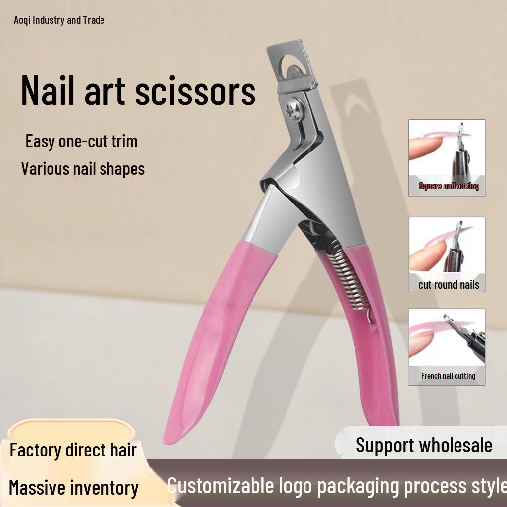 U-Shaped Gel Extension Nail Clippers for Manicure