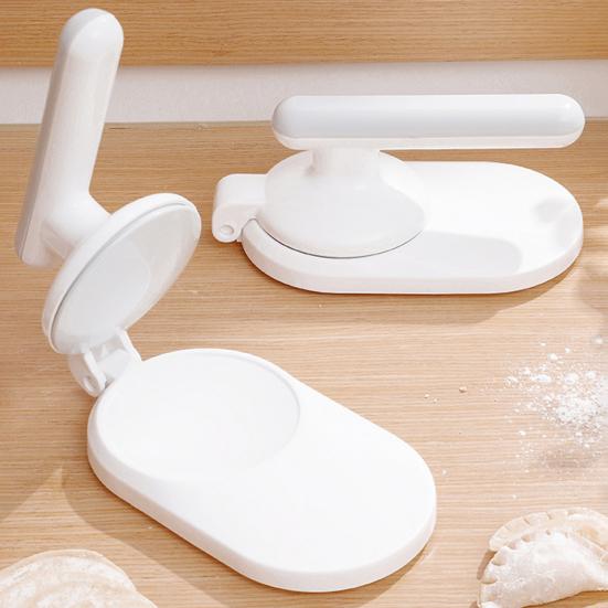 Dumpling Wrapper Press Food-Grade Plastic Dumpling Maker One-pressure Dumpling Mold for Homemade Wonton Potstickers