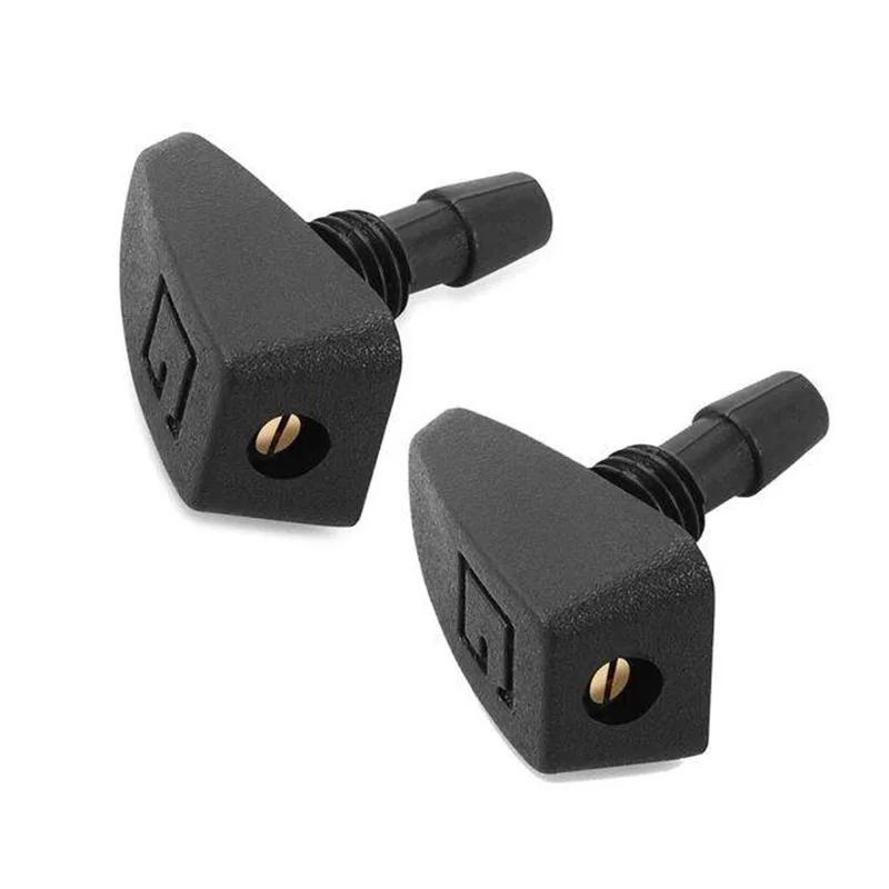 

2 шт./компл. автомобильный универсальный передний стеклоочиститель сопла струйный распылитель комплекты спринклерный вентилятор для воды носик крышка шайба регулировка выхода чёрный