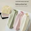 Mling Women's Thin Cotton Sports Socks