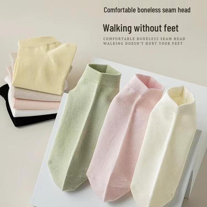Mling Women's Thin Cotton Sports Socks
