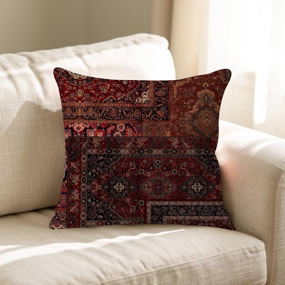 Persian Carpet Floral Personalized Pillow Dust Cover Bedroom Kids Party Decoration Pillowcase Birthday Children Gift