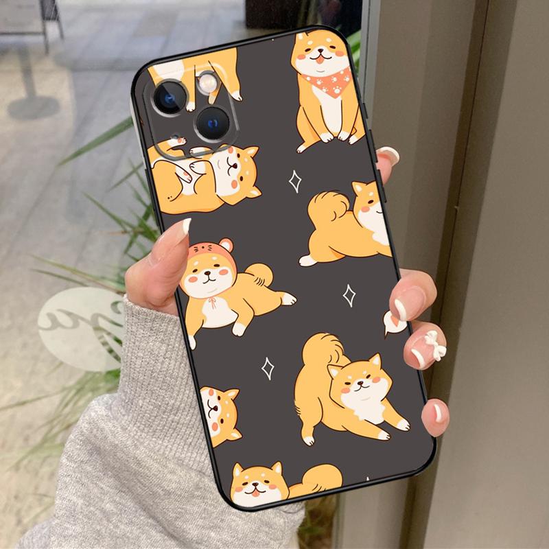 Animal Shiba Inu Case For iPhone 17 Pro Max 16 14 13 12 11 15 Pro Max Plus 12 13 Mini 16e 17 Air Back Cover