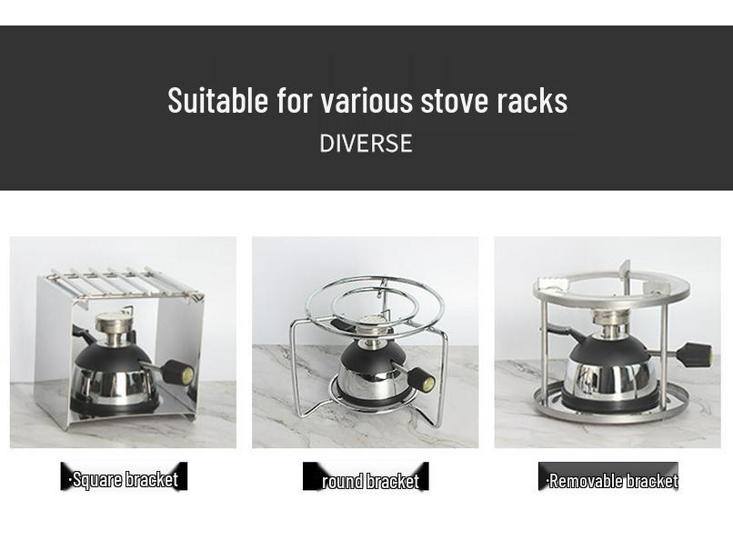 Mini Gas Stove: Compact Outdoor Coffee and Moka Pot Heater